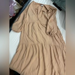 Nude maxi dress from Zara. Size medium